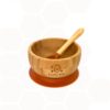 Bamboo Eco Suction Bowl & Spoon - Image 2